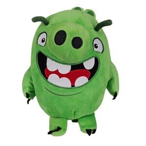 ANGRY BIRDS MOVIE ROSS TALKING MINION PIG PLUSH TOY 11" 2016 COMMONWEALTH